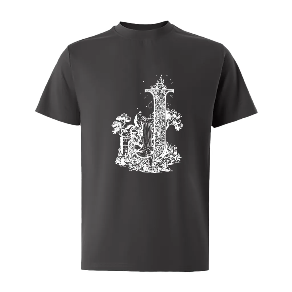 Áo thun nam form rộng Miucho Iconic cotton dày dặn thoáng mát trẻ trung năng đồng in chữ cái J 2755_thumbnail_11