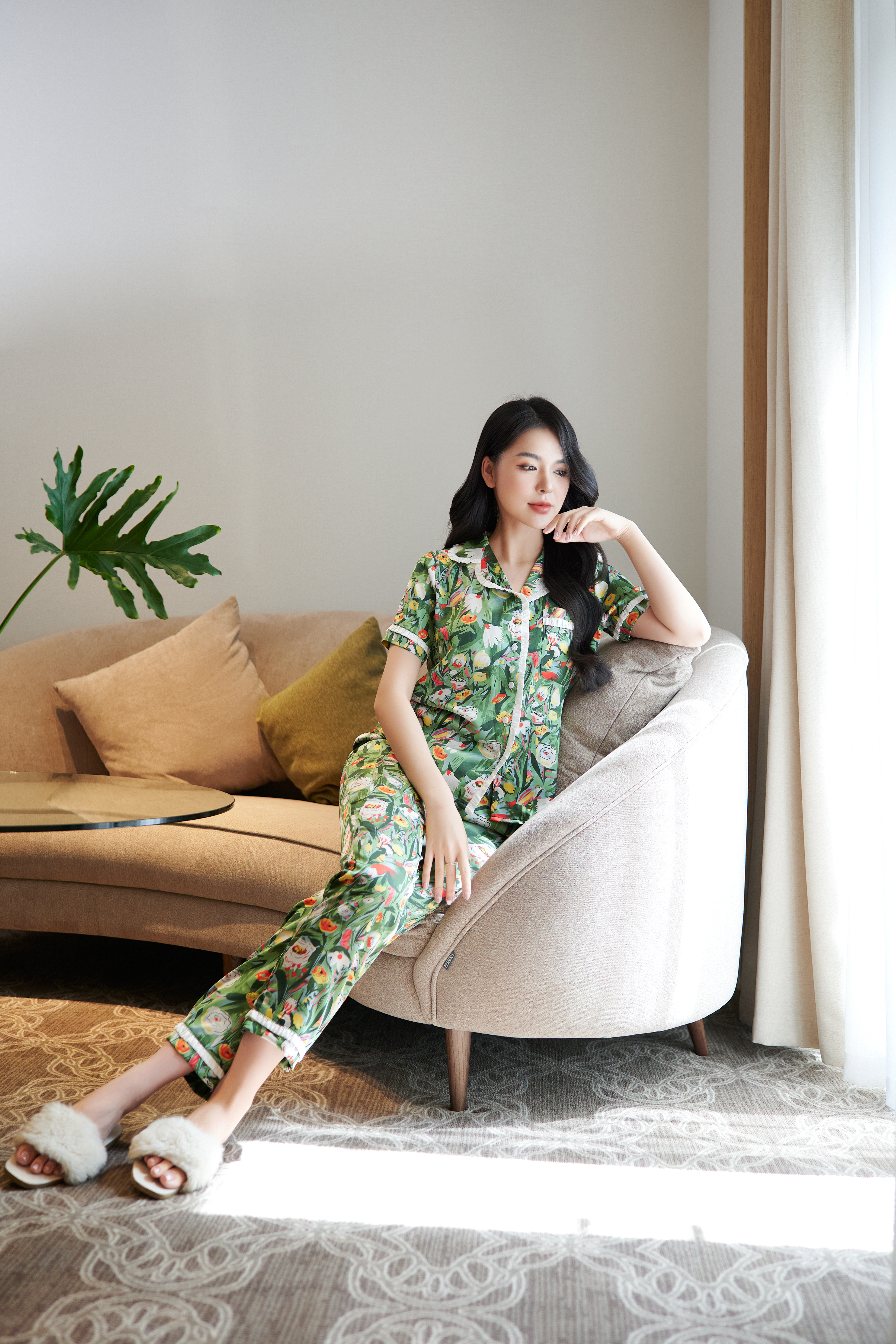 Bộ ngủ áo cộc tay, quần dài BN12_thumbnail_2