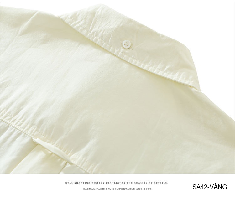 SA42 - Áo sơ mi nam ngắn tay phong cách Nhật, thêu hình hươu cao cổ, chất cotton thoáng mát_thumbnail_13