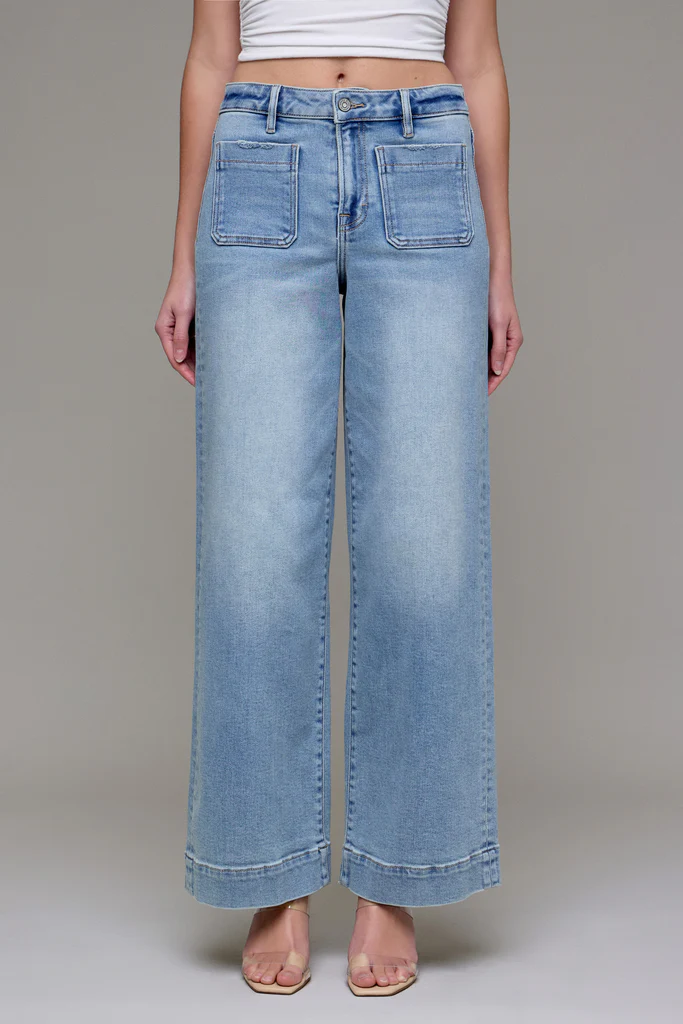 QJ685 - Quần jeans túi vuông- HD