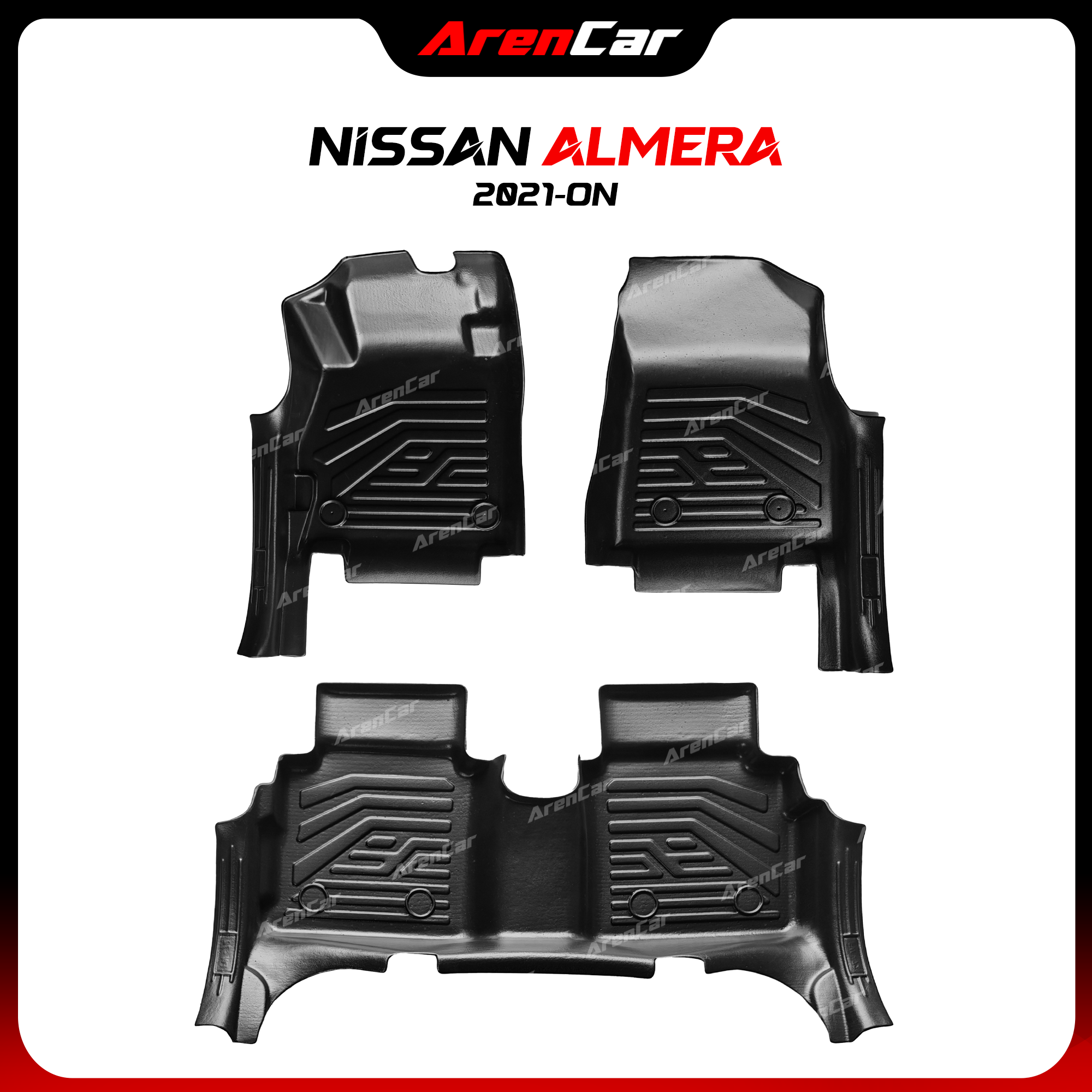 Thảm Lót Sàn Ô Tô Nhựa Đúc TPE Nissan Almera