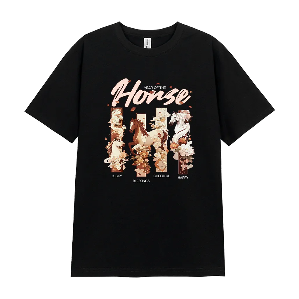 Áo thun Tết Bính Ngọ nữ form vừa Miucho Chic vải mềm mại thoáng mát hình in sắc nét 3015_thumbnail_7