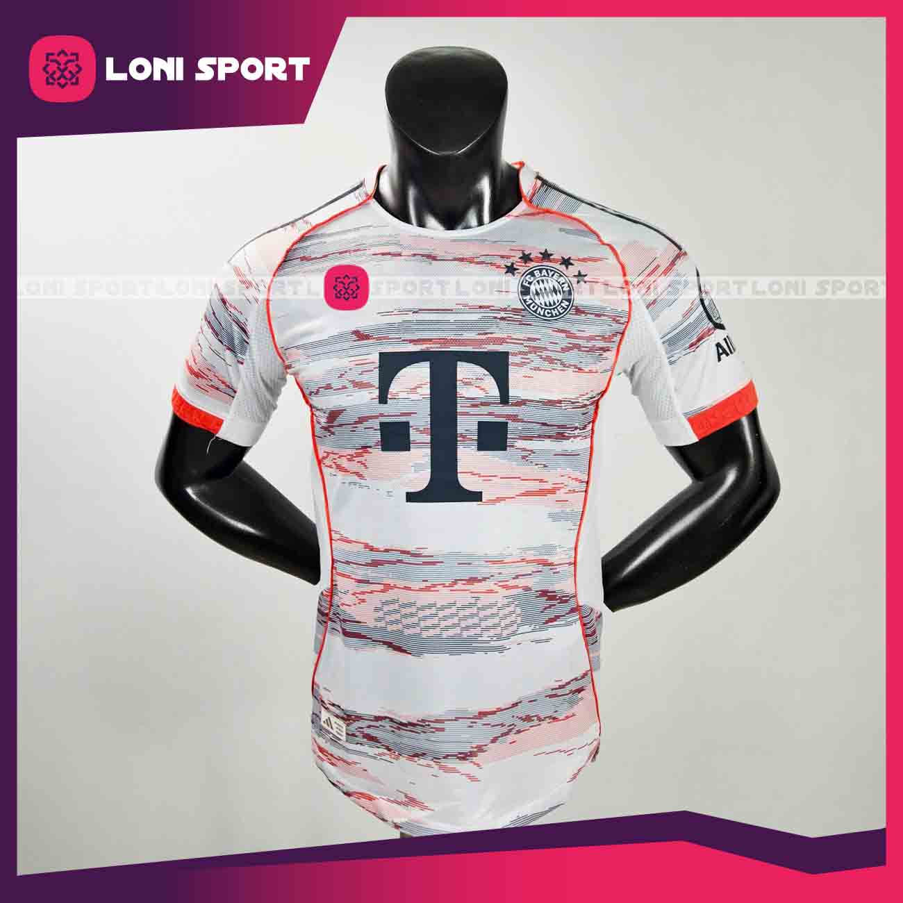 Áo Bayern Munich sân khách kem 25/26 SF