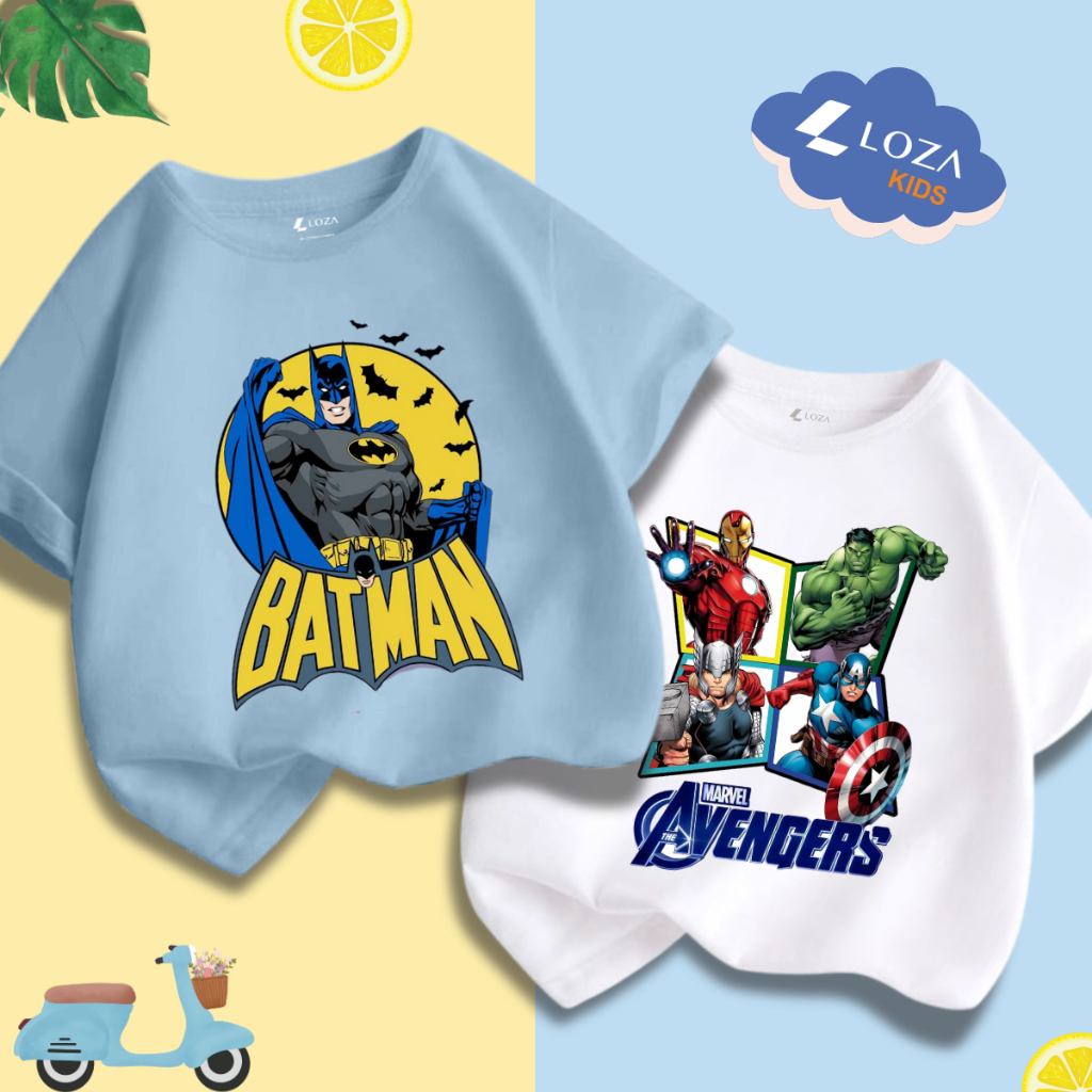 Áo thun bé trai in hình BST Marvel - Loza Kids Mã CA007_thumbnail_7