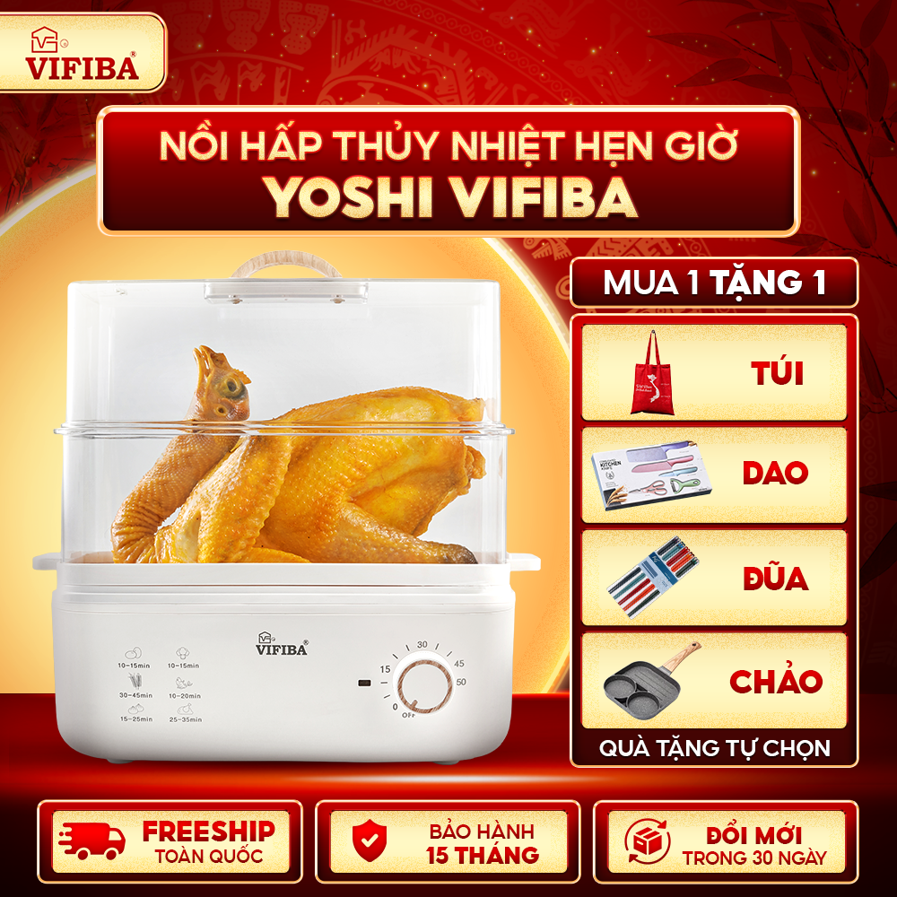 Nồi Hấp Điện Thủy Nhiệt Yoshi Vifiba