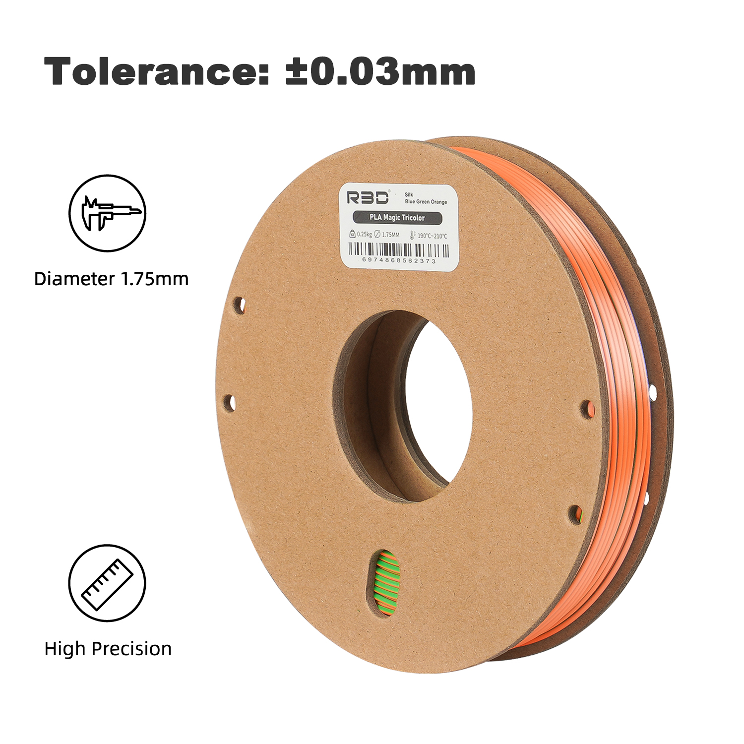 R3D PLA Tri-Color 250g - Blue Green Orange_thumbnail_4