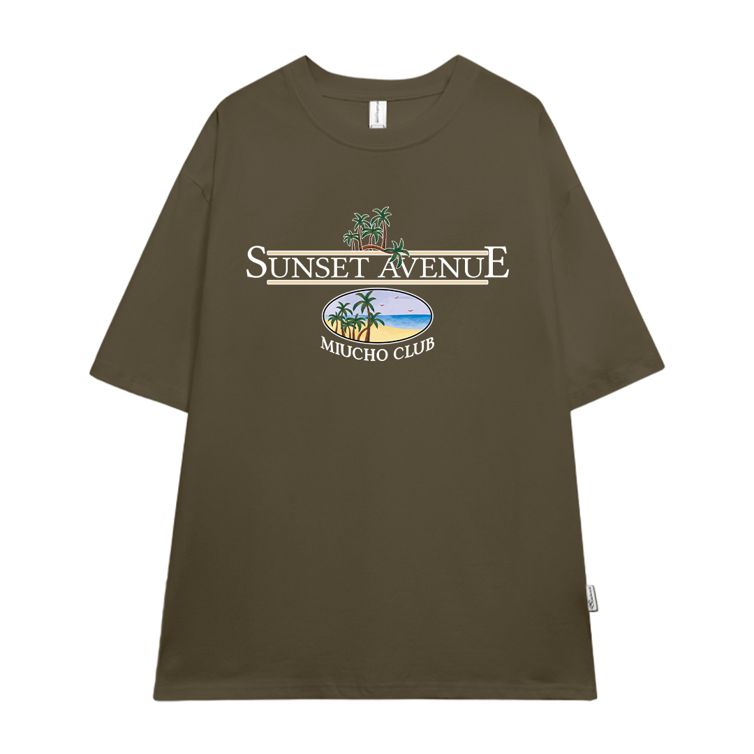 Áo thun form rộng unisex đi biển mùa hè xinh xắn ATD1035 Miucho tay lỡ cổ tròn in mix_thumbnail_16