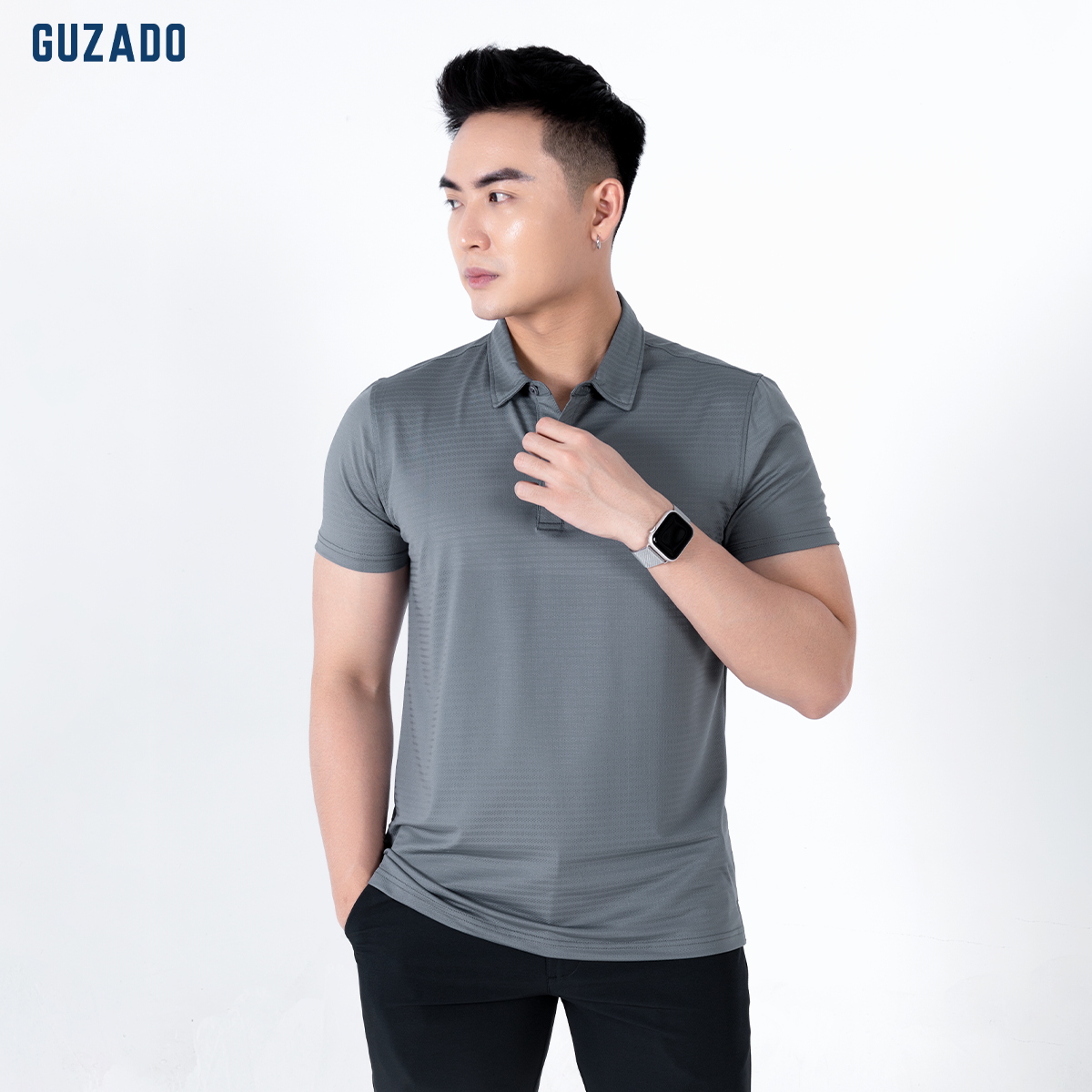 Áo Polo thể thao nam CoolMax-S1 Logo thương hiệu Guzado GPL01_thumbnail_13