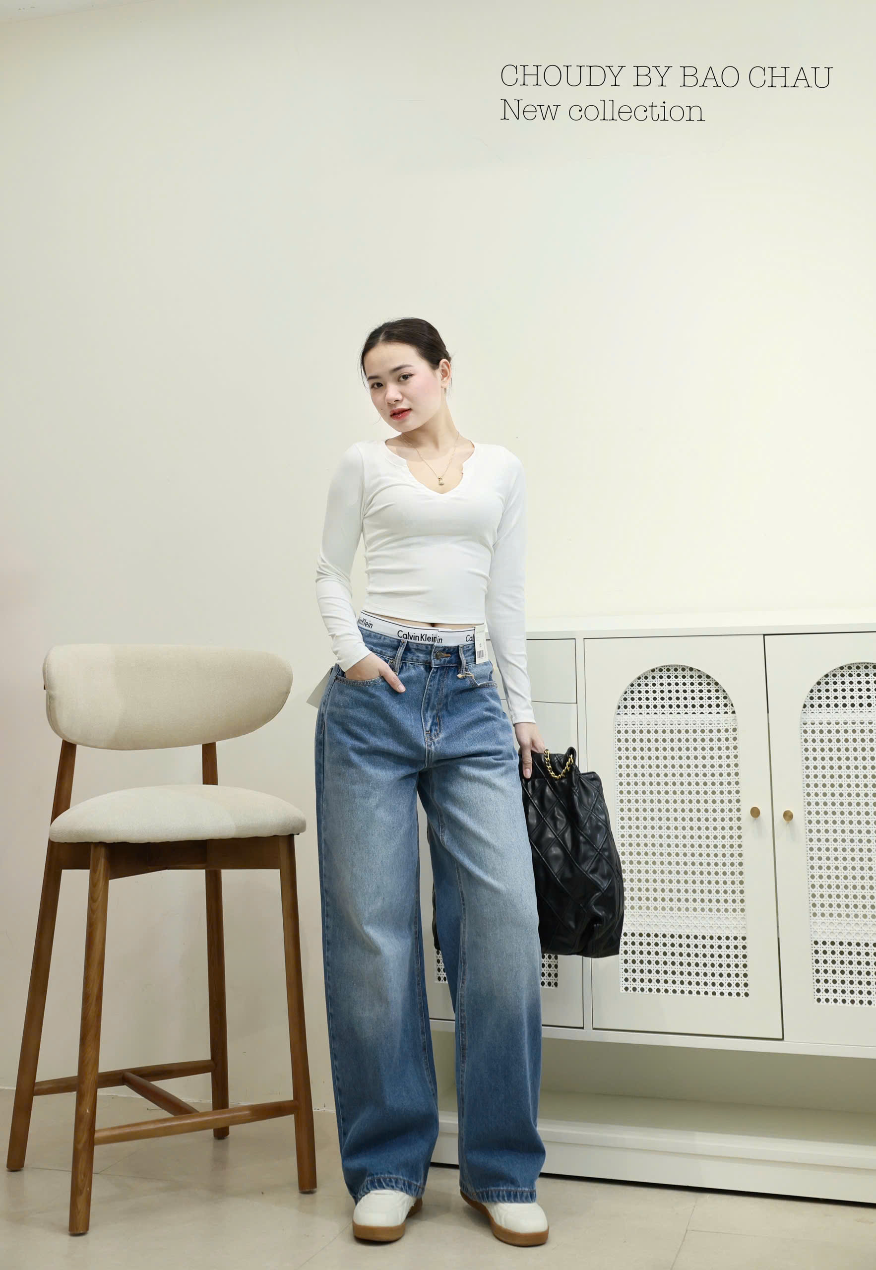 Q324 QUẦN JEAN SUÔNG