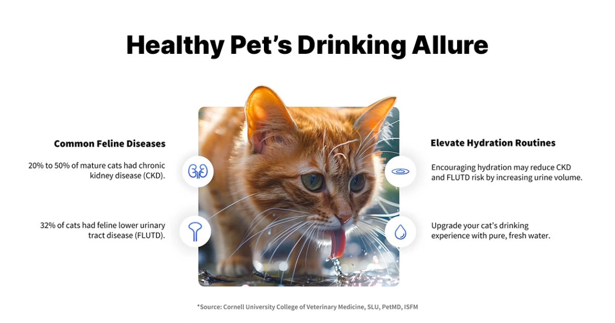 PETKIT EVERSWEET MAX Cordless Pet Water Fountain