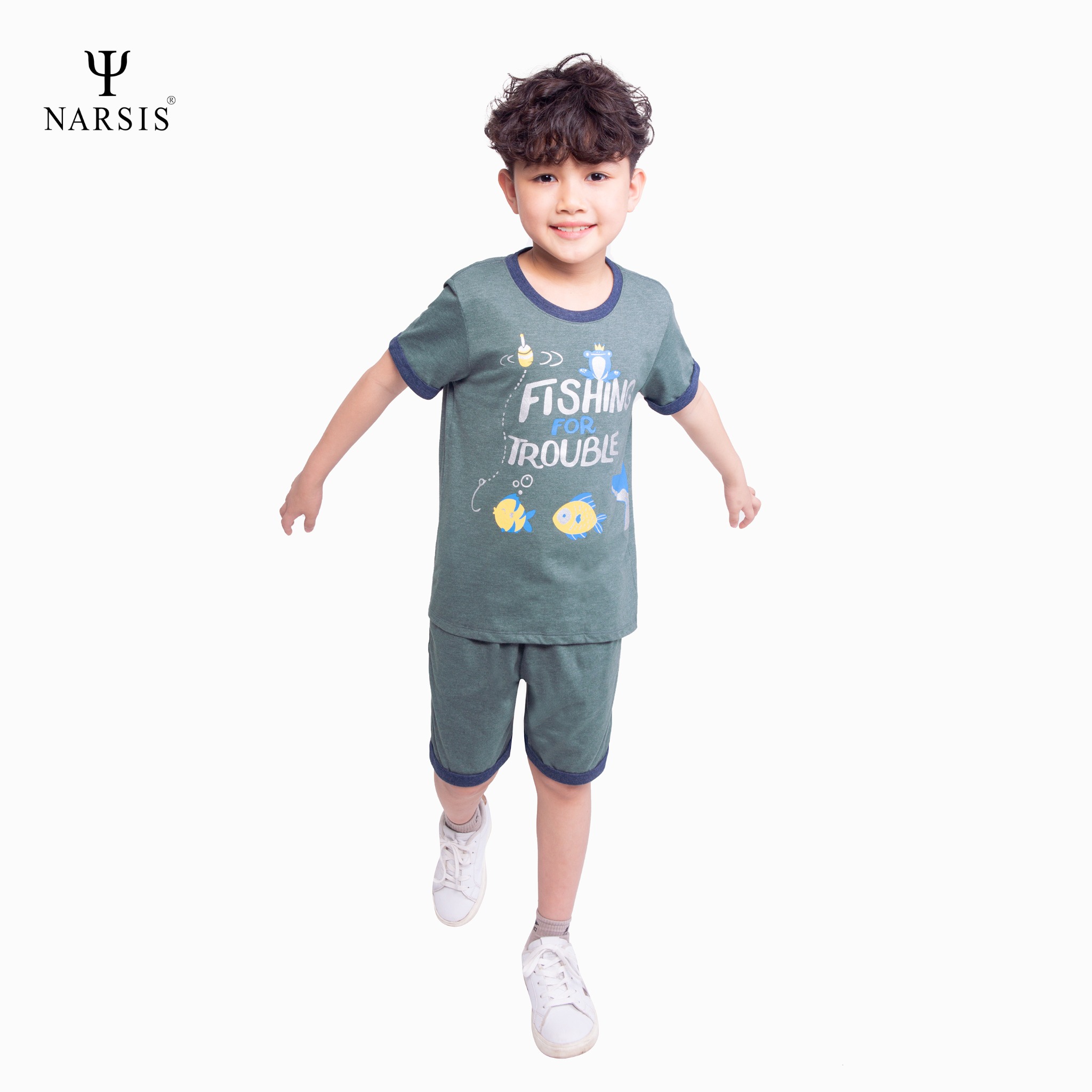 BỘ HÈ BÉ TRAI KE1023 NARSIS CHẤT LIỆU THOÁNG MÁT, DỄ CHỊU, THOẢI MÁI CẢ NGÀY, DỄ VẬN ĐỘNG_thumbnail_2