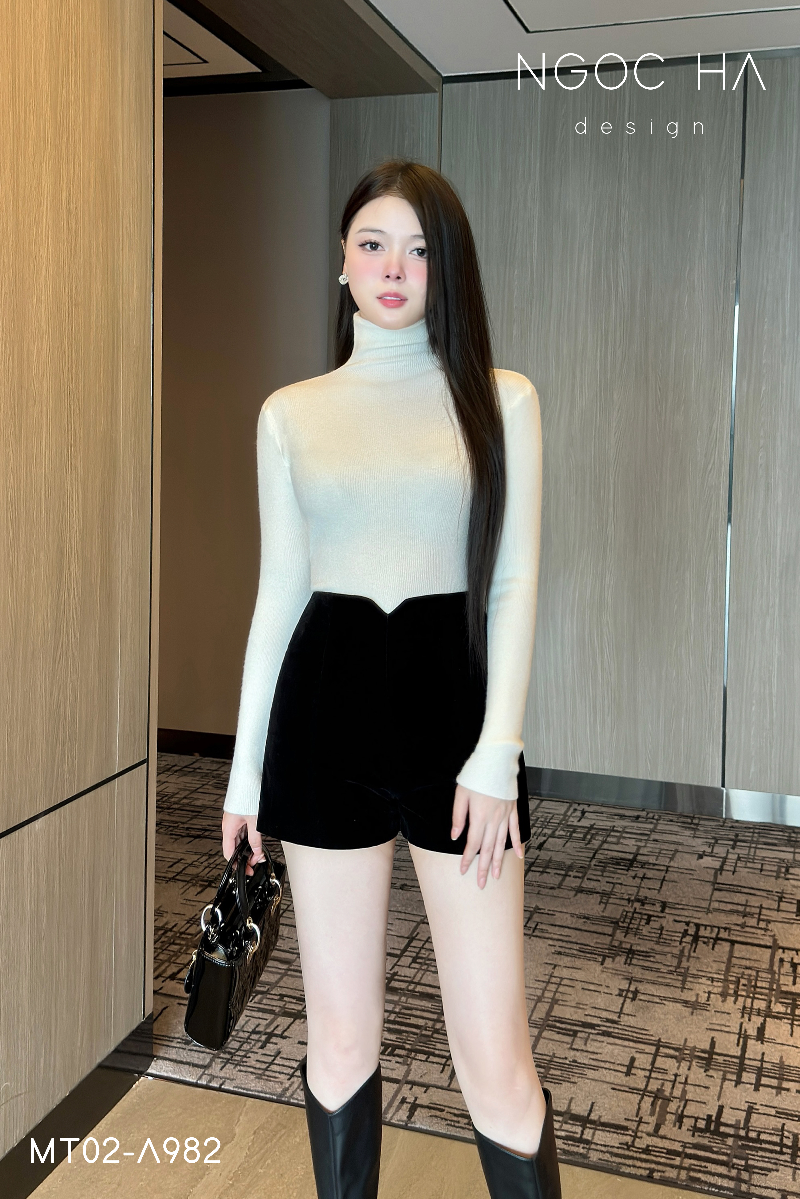 Keva Top_ Áo Len Dày Cổ Cao A982_thumbnail_4