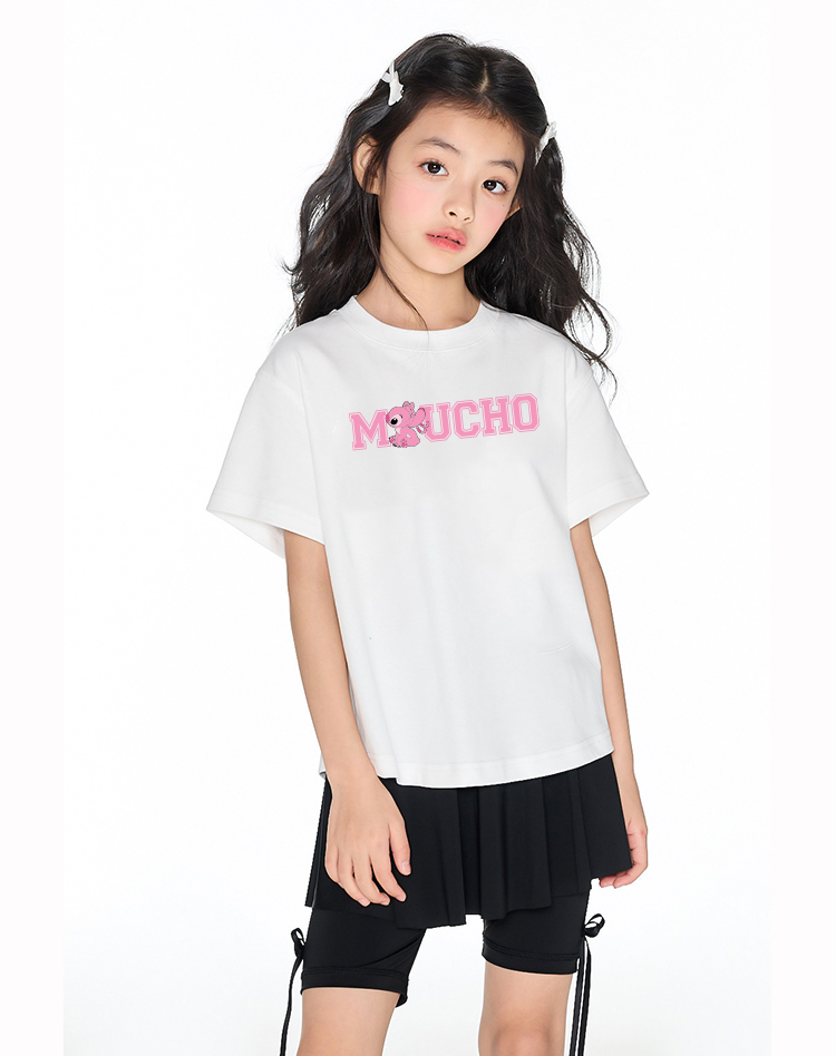 Áo thun bé gái form rộng dễ thương chất vải cotton thoáng mát AED1548 Miucho Kid in mix_thumbnail_4
