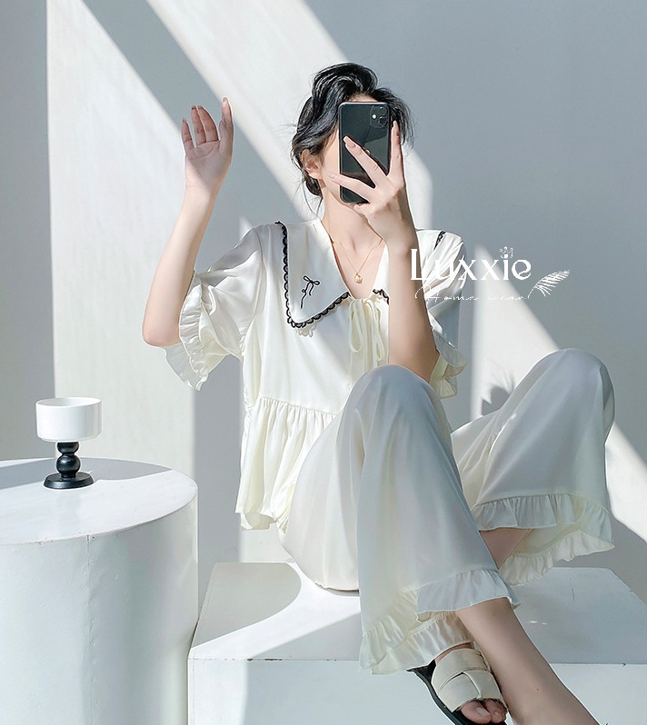 N89B Pijama lụa dáng babydoll cộc tay_thumbnail_4