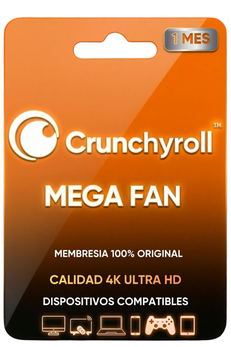 CRUNCHYROLL (1 DISPOSITIVO) 30 DIAS