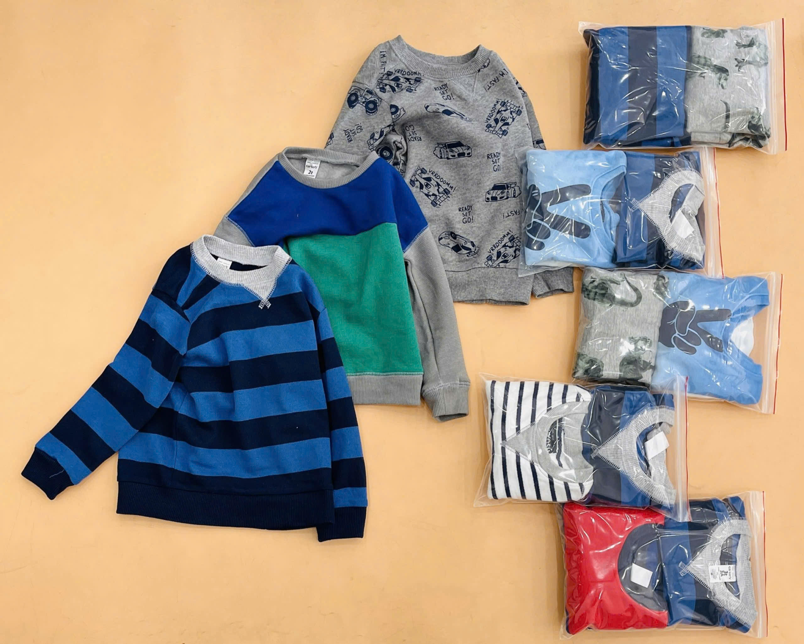 Set 3 áo bé tay dài ( NGẪU NHIÊN ) - mua từ 2set có trùng_thumbnail_4