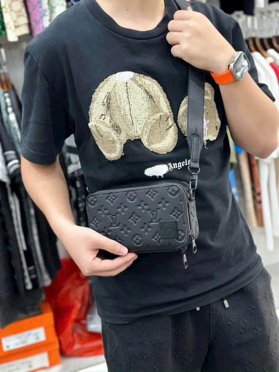 Túi đeo chéo nam LV Nano Alpha Black Monogram Shadow_thumbnail_5