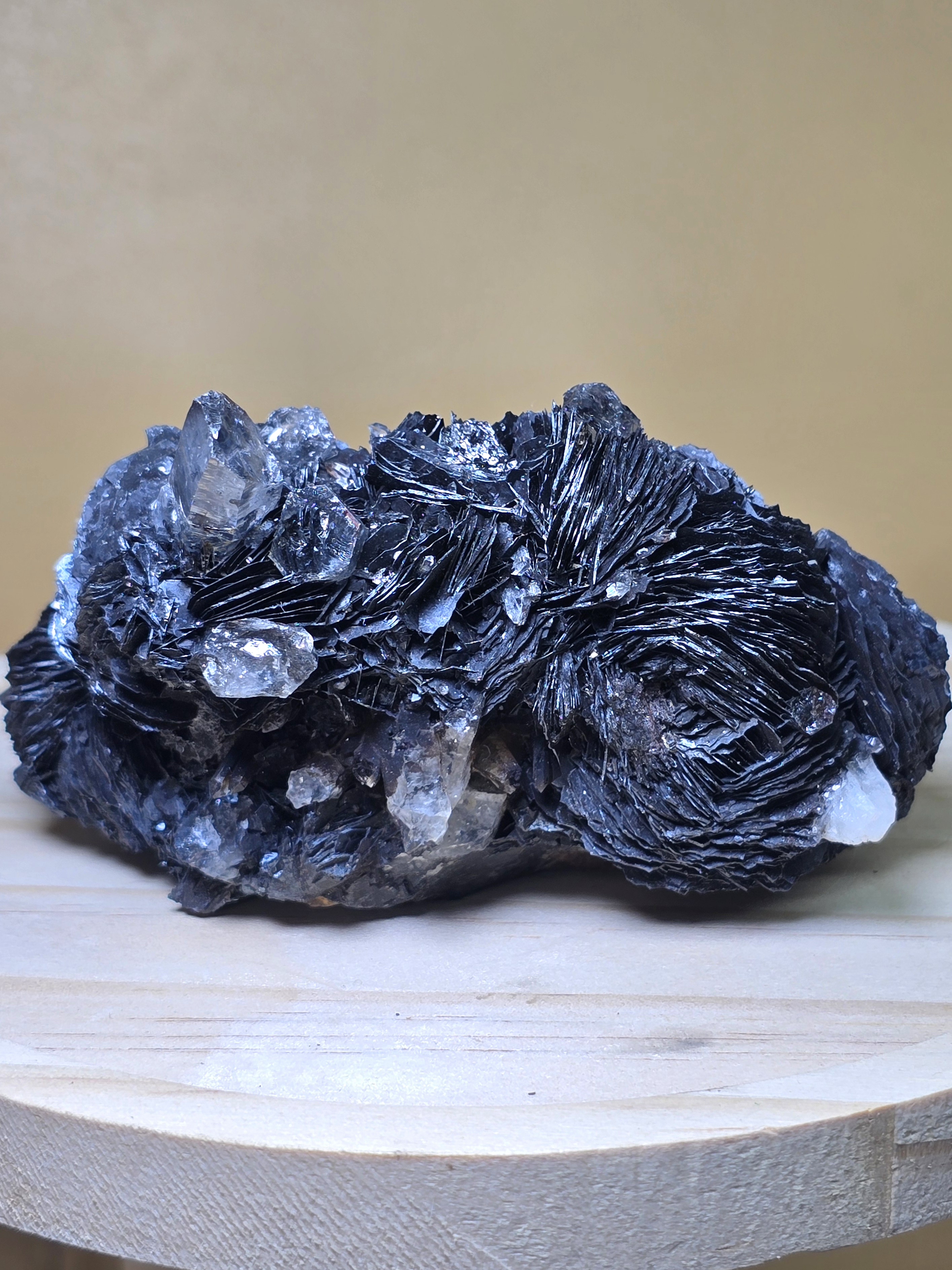 Tinh thể Hematite var. Specularite cộng sinh Thạch Anh – Premium Collection
