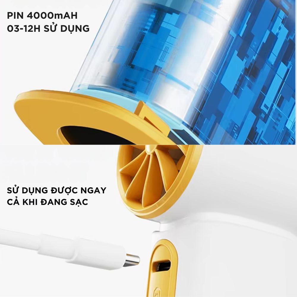 Quạt Phản Lực Cầm Tay Kachi MK406 – Pin 4000mAh_thumbnail_9