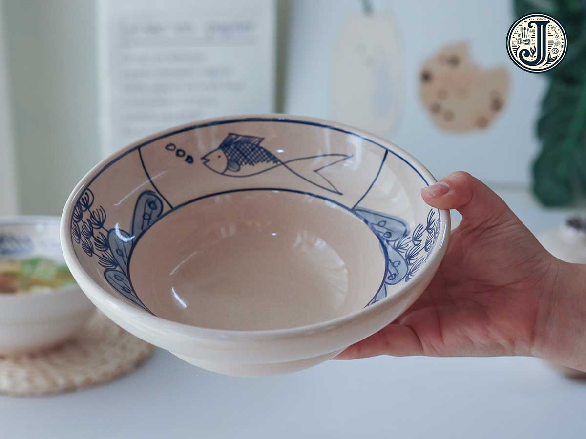 Tô chiết yêu 20cm gốm Lái Thiêu cao cấp Cá J000296_thumbnail_4