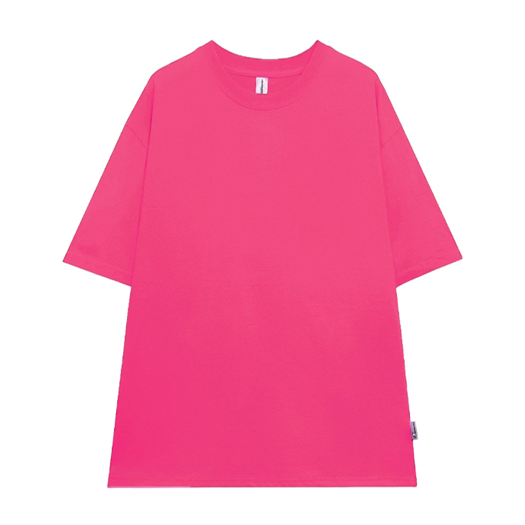 Áo thun trơn form rộng ATT01 Miucho vải cotton cổ tròn in basic Top Trắng_thumbnail_16