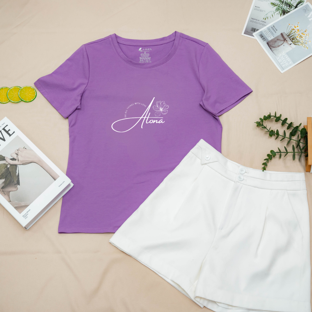 [Form Vừa] Áo phông nữ form vừa in hình - Áo phông nữ Loza G0291_thumbnail_8