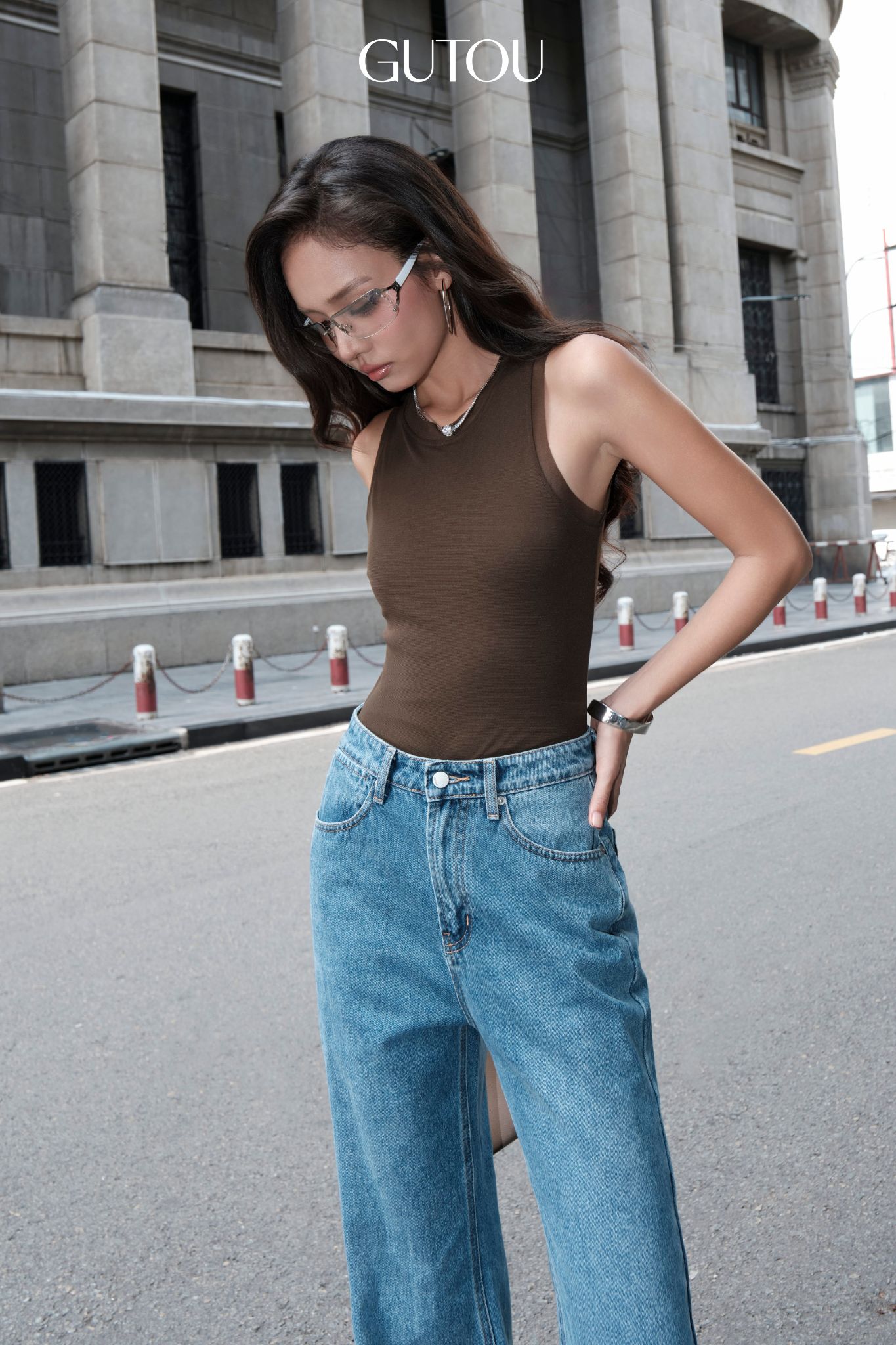 [ GUTOU ] Quần Jeans Suông Aure Basic_thumbnail_4