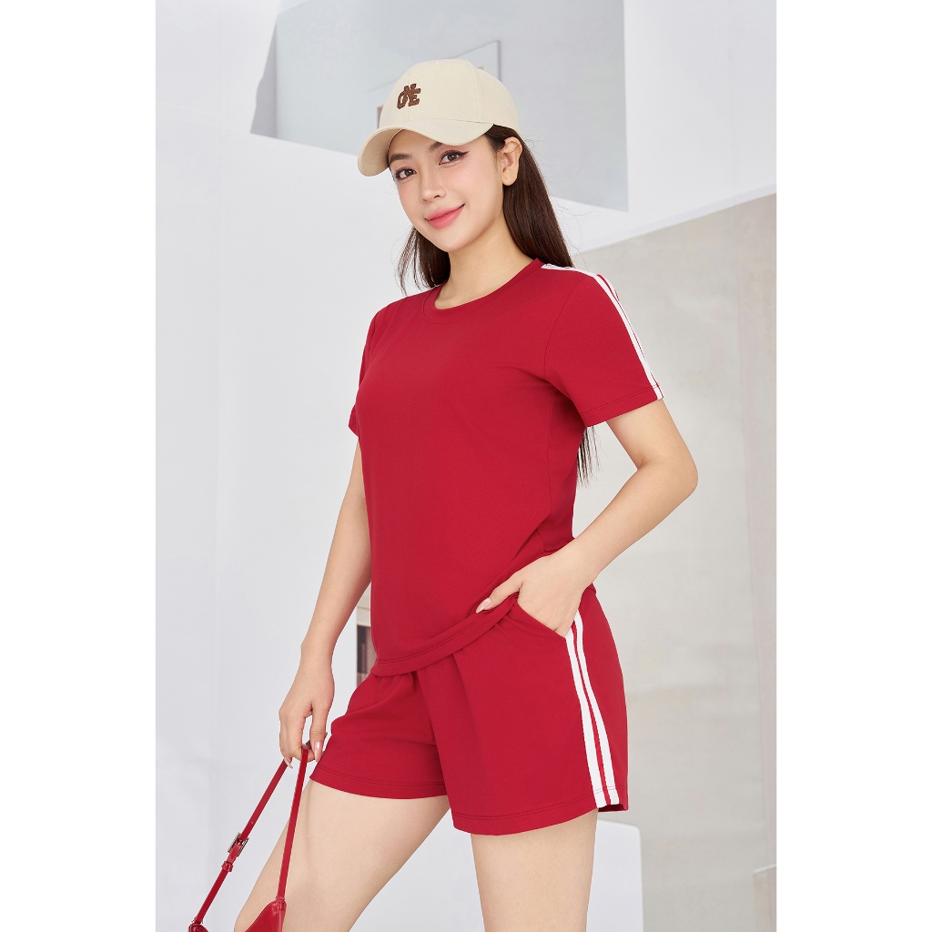 [Form vừa]  Set đồ nữ LOZA - Đồ bộ nữ gồm quần áo cộc tay chất liệu cotton 4 chiều PB87_thumbnail_1