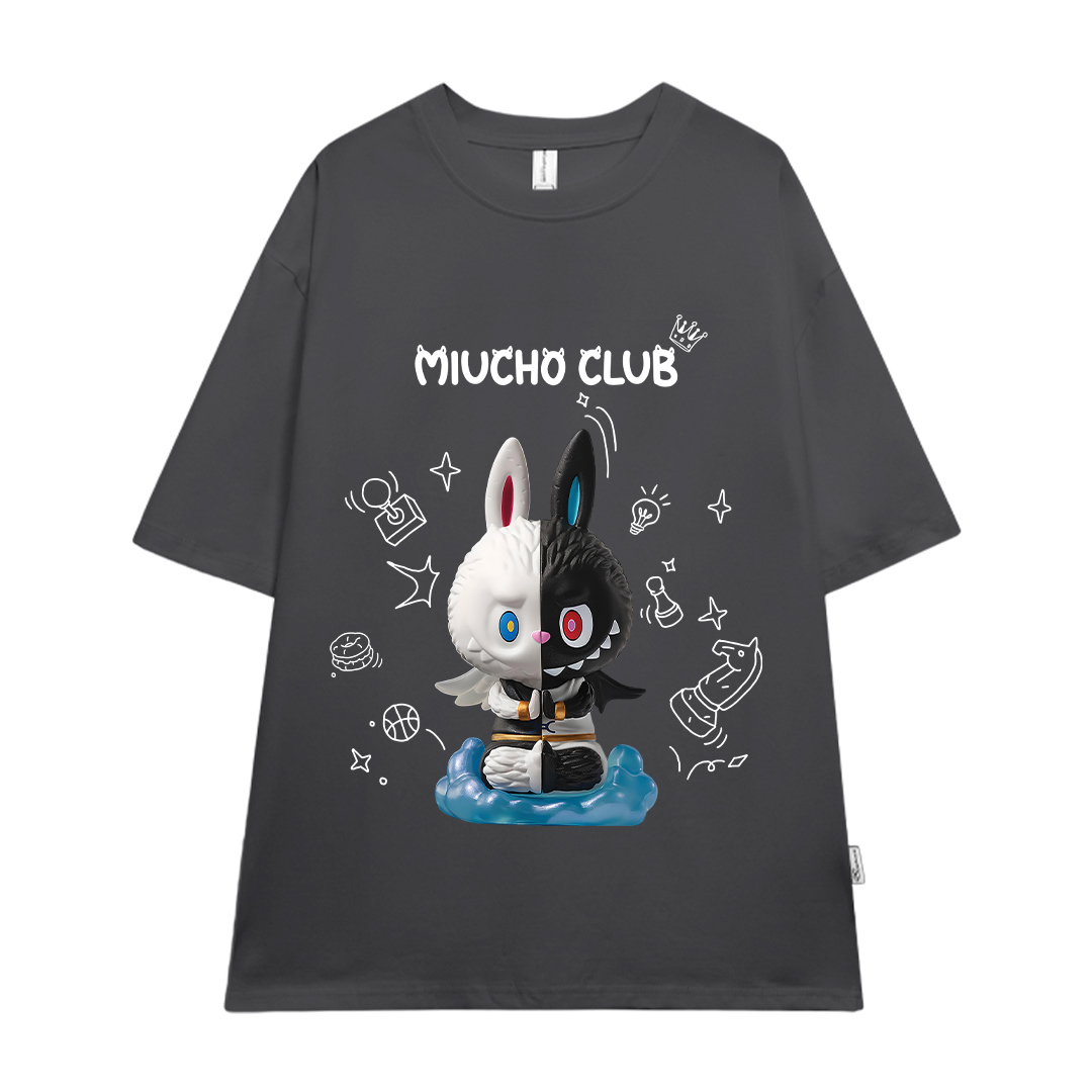 Áo phông labubu form rộng unisex ATD1441 Miucho tay ngắn cổ tròn in mix_thumbnail_11