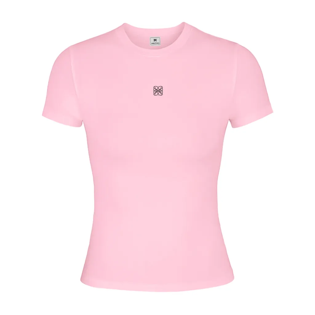 Áo thun nữ baby tee Miucho vải visco mềm mại thoáng mát cổ tròn basic in typography 2710_thumbnail_13