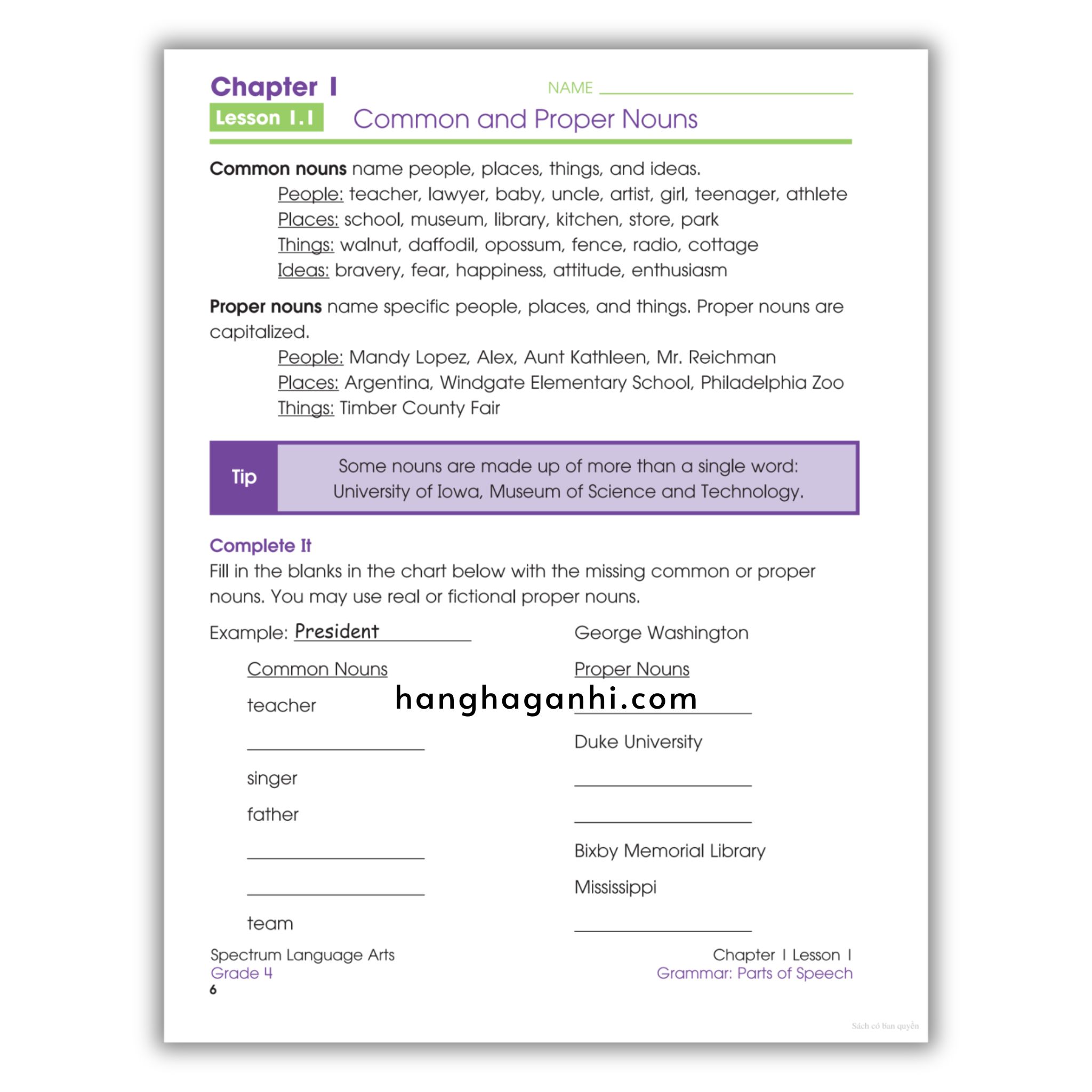 Sách Spectrum Language Arts Workbook Grade 4_thumbnail_16