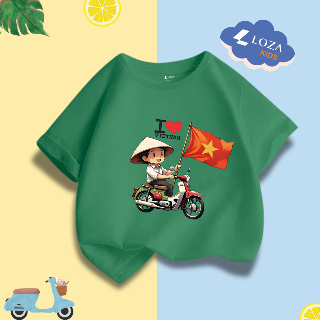 Áo phông in hình  'Độc lập tự do' cho bé - Loza Kids AT002VN_thumbnail_8