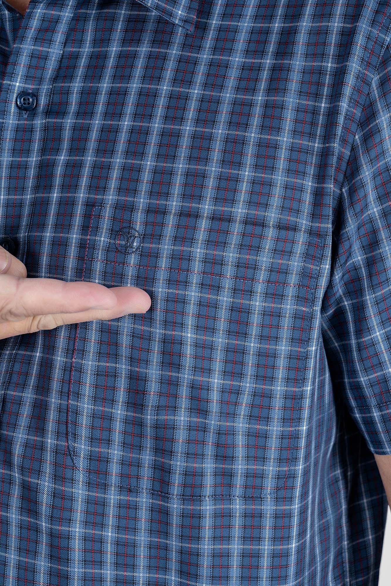 Sơ Mi Caro Cộc Tay Nam Trung Niên ANCHI Chất Liệu Sợi Tre Cao Cấp_thumbnail_28