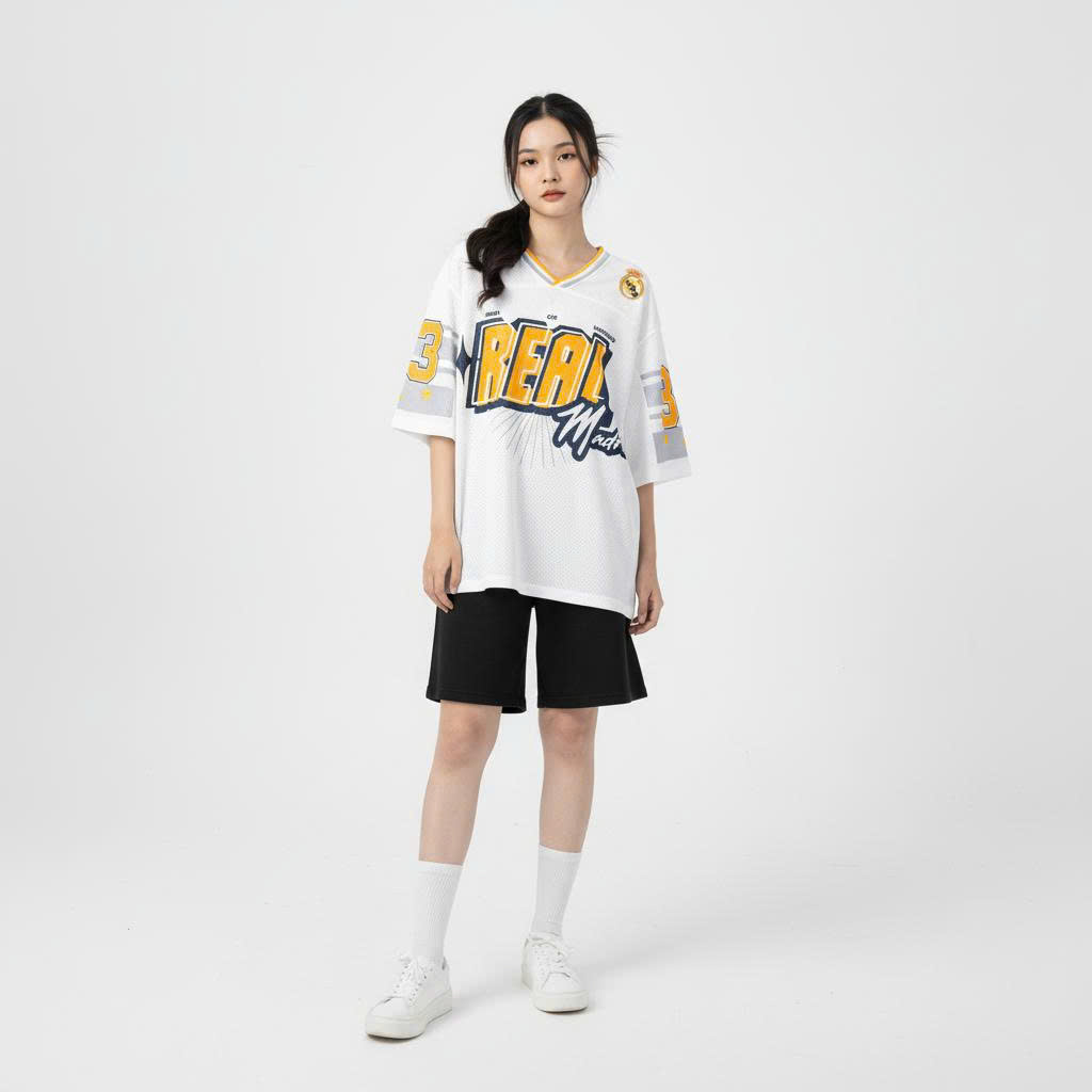 Áo Jersey Strivend CLB Real trắng_thumbnail_9