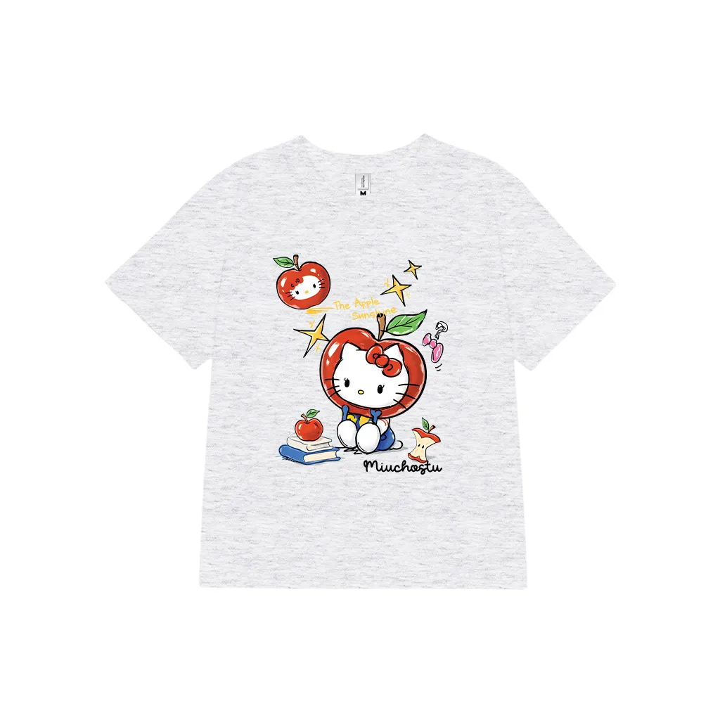 Áo baby tee Kittie táo đỏ Miucho 3063_thumbnail_0