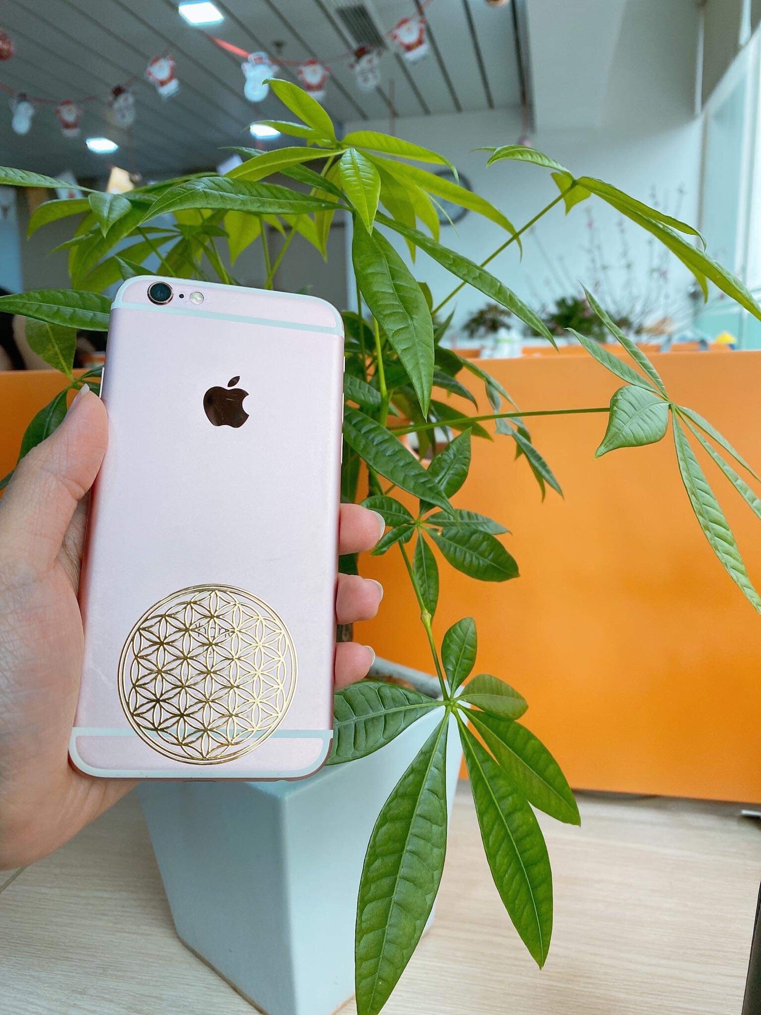 Miếng dán bảo vệ từ trường điện thoại Bông Hoa Sự Sống - Flower of Life Sticker_thumbnail_8