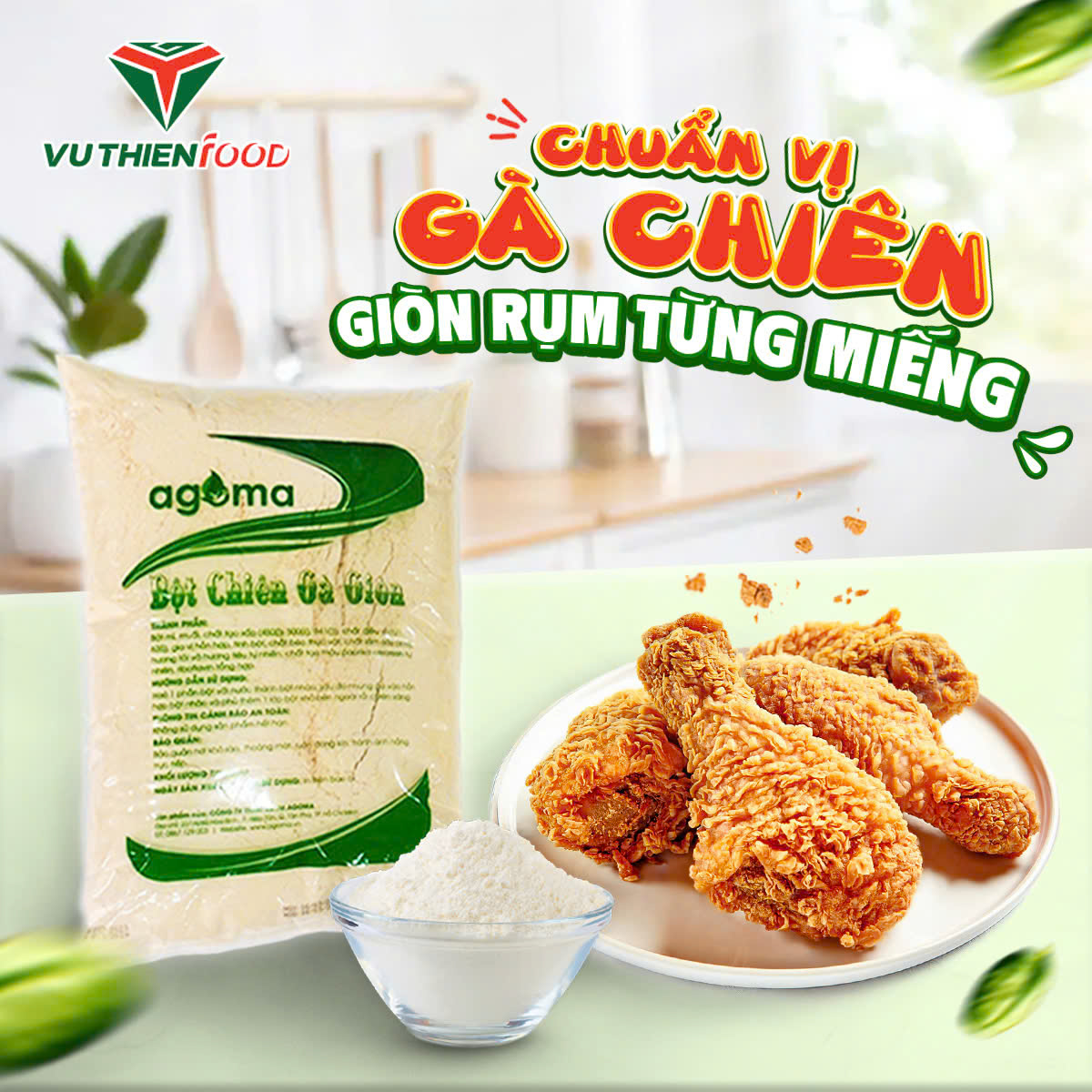 Bột chiên gà giòn