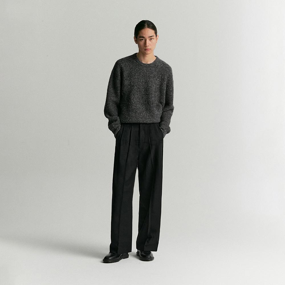 Quần Tây Ống Rộng Xếp 2 Li, phong cách HQ | Two- tuck Wide Slacks Pants_thumbnail_4