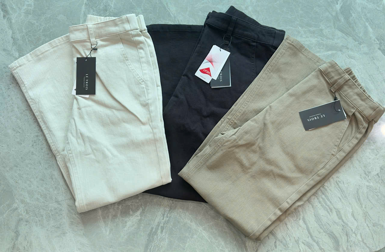 HQ60 Quần jean xuất hàn ( ĐEN )