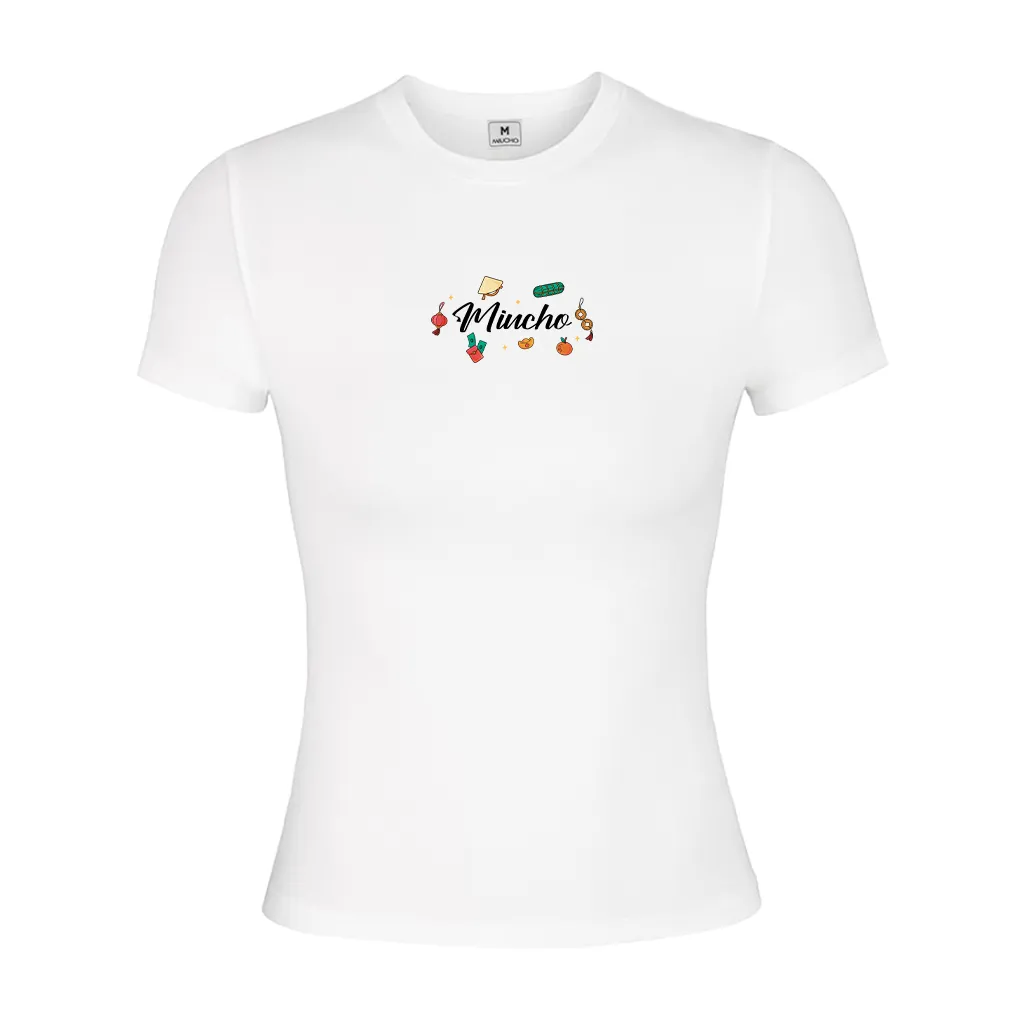 Áo baby tee nữ ôm body Miucho vải visco thoáng mát tôn dáng tay ngắn cổ tròn in mix 3003_thumbnail_0