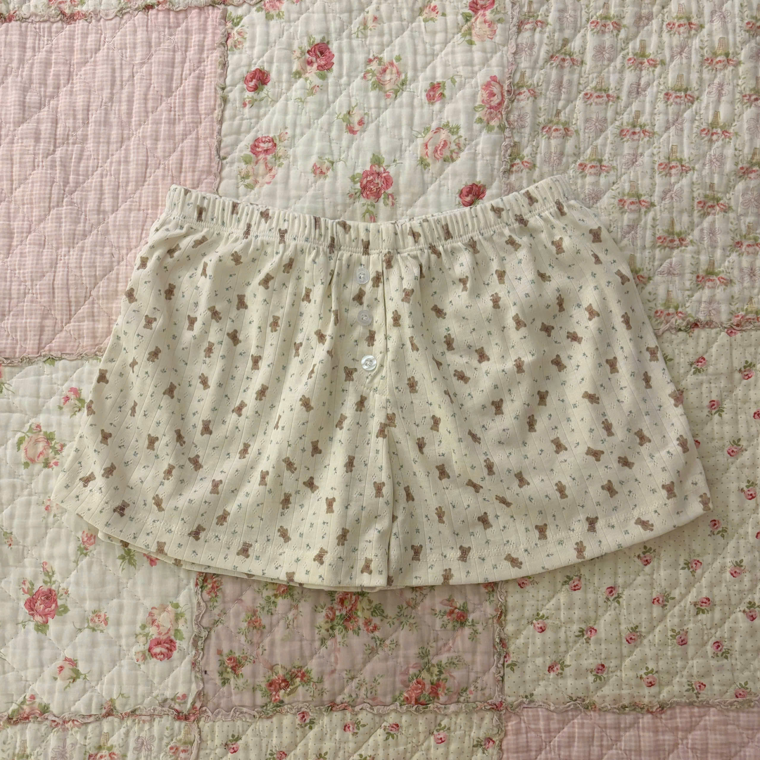 SLEEP SHORTS IN TEDDY