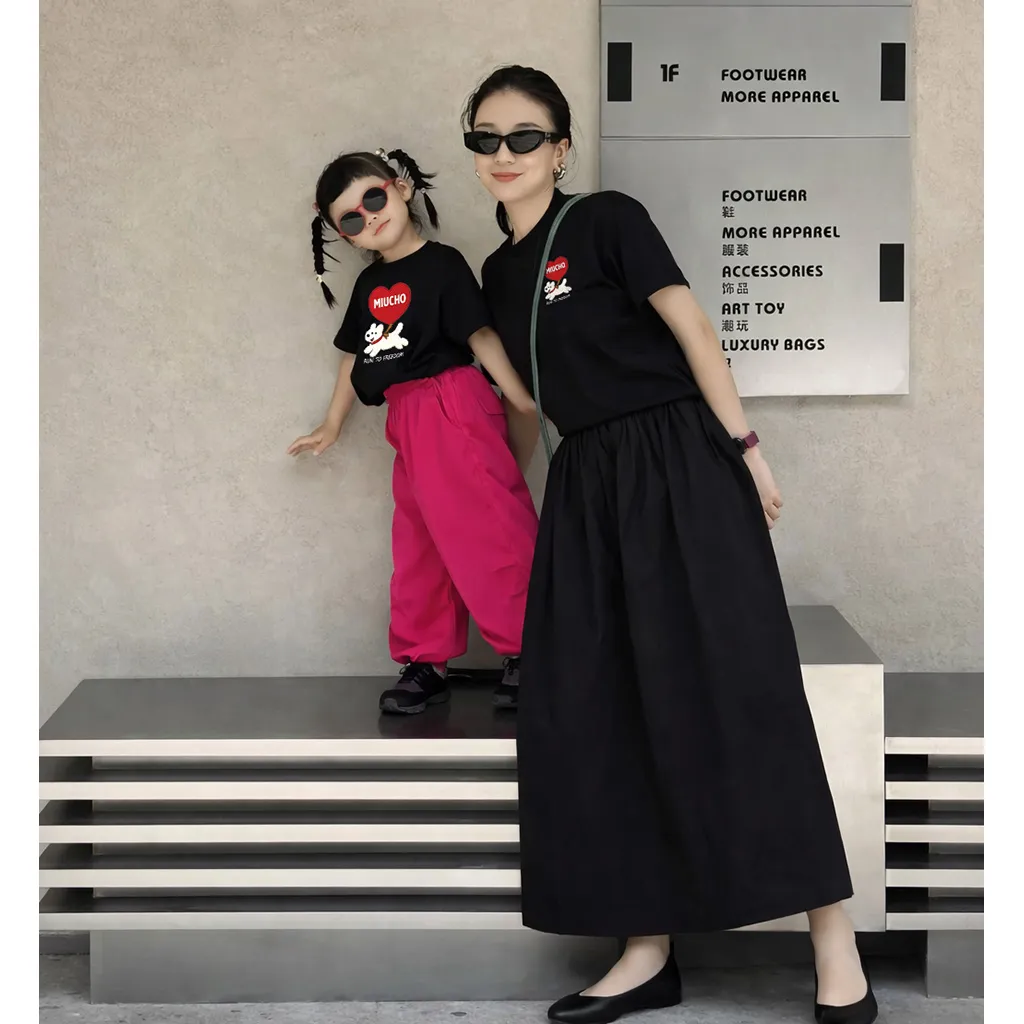 Áo thun mẹ và bé form rộng Kado 3095_thumbnail_2