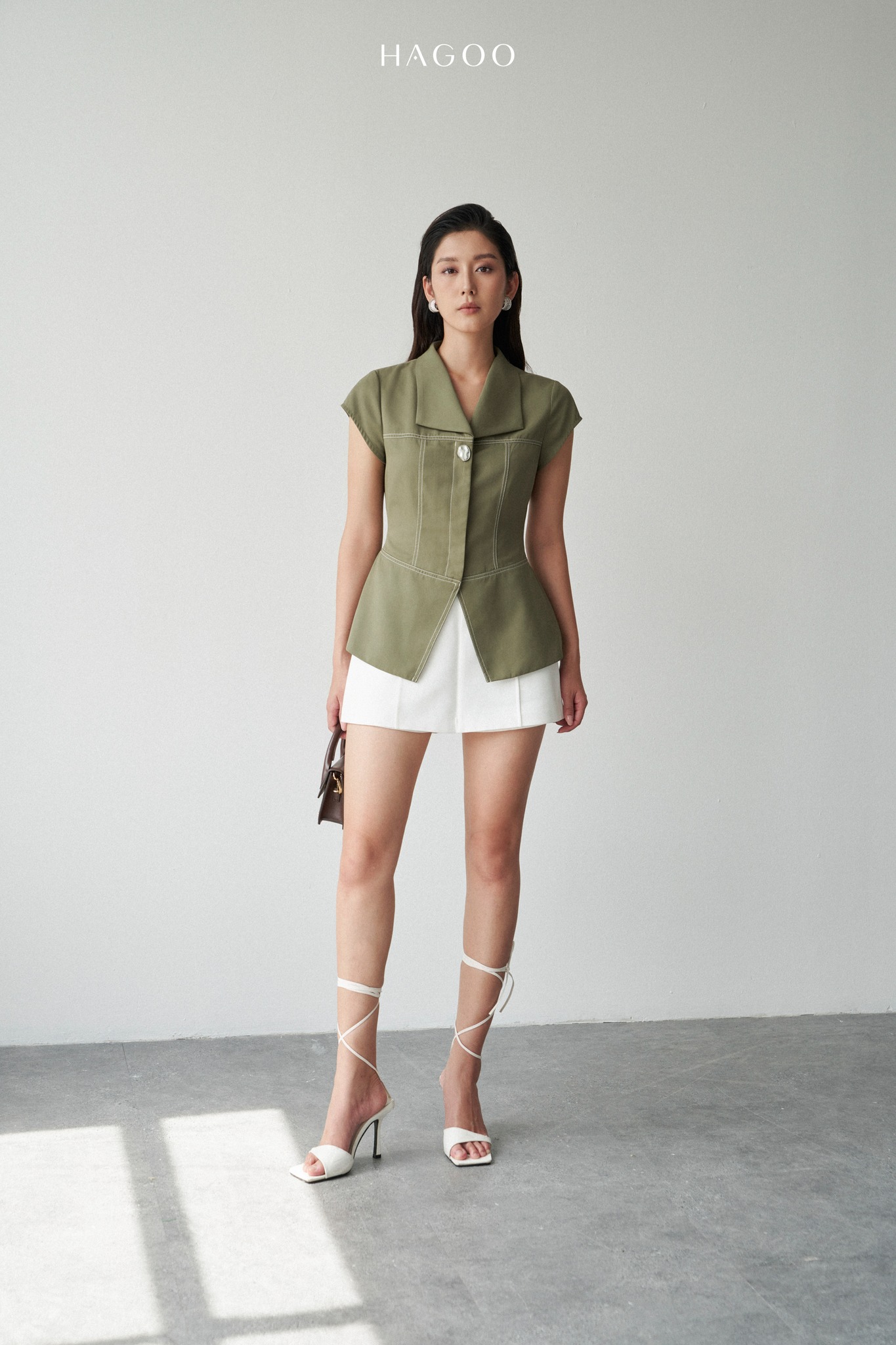 Áo kaki rêu HAGOO_thumbnail_1