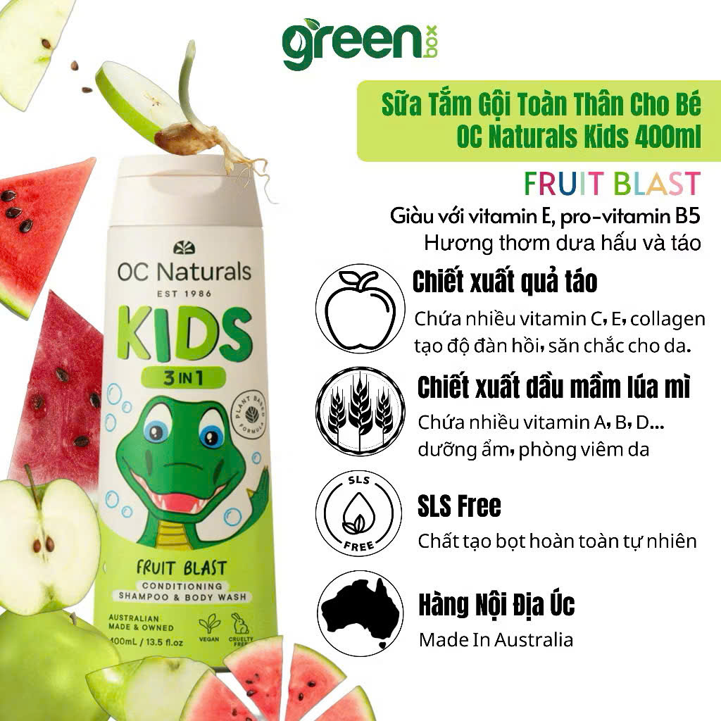 S9 SỮA TẮM BÉ 3 MÀU