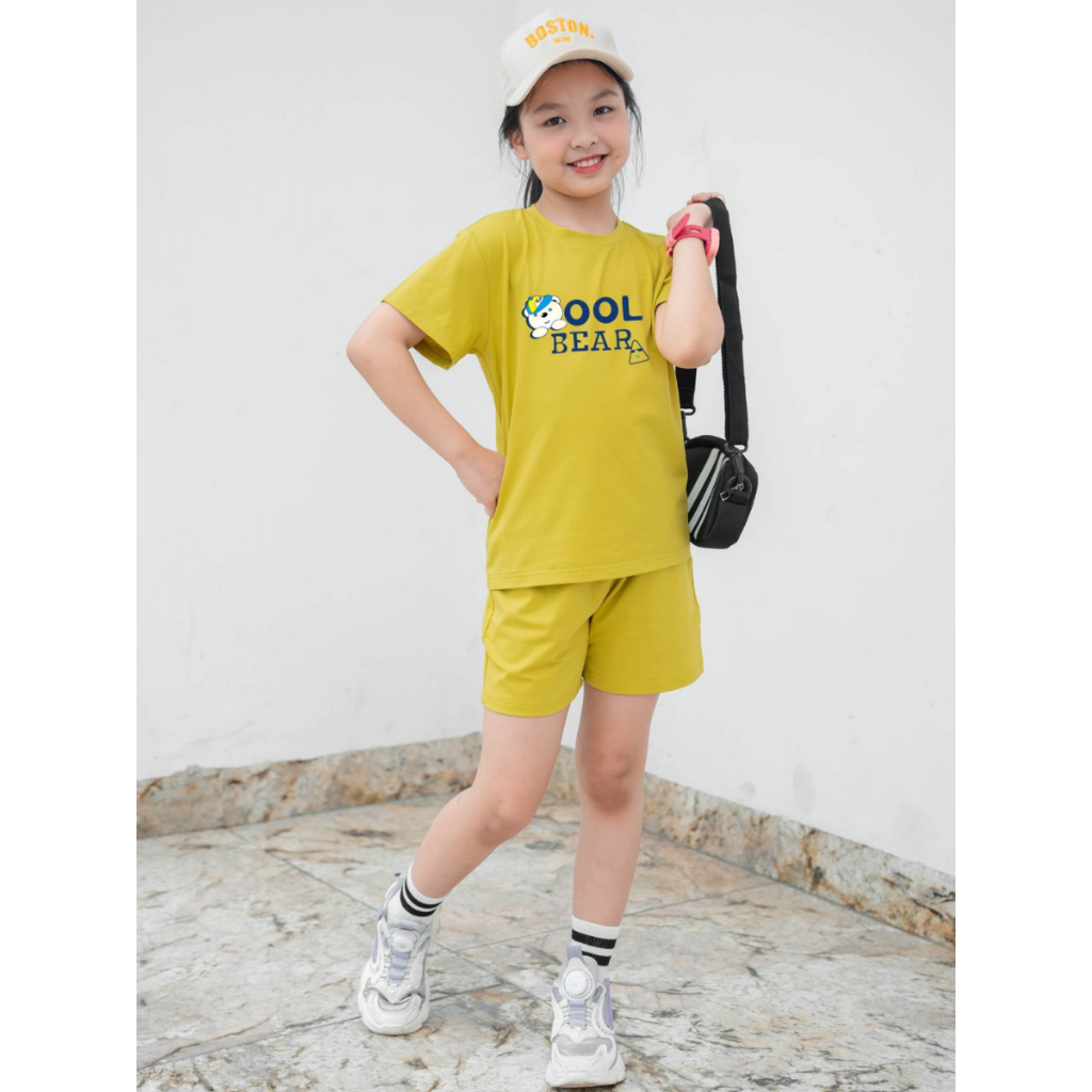 Đồ bộ bé gái (áo thun + quần đùi) lẻ size GIAO MẪU NGẪU NHIÊN - LOZA XA014_thumbnail_5