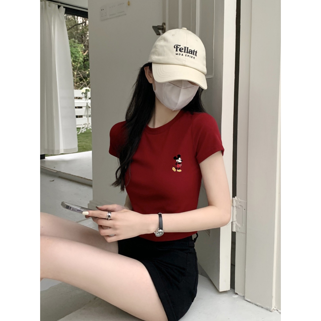 [Form Ôm] Áo croptop nữ dáng ôm in hình thời trang phong cách Hàn Quốc - Áo baby tee Loza G0080
