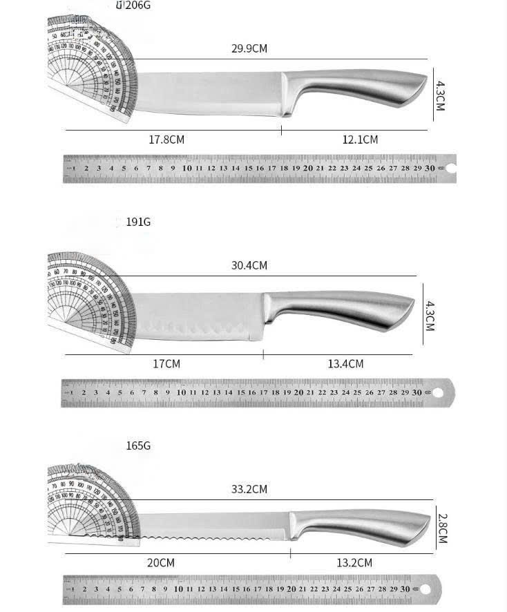 BỘ 5 DAO LÀM BẾP CAO CẤP KNIFE CHEF – THÉP 3CR13 KHÔNG GỈ | CHỐNG DÍNH_thumbnail_3