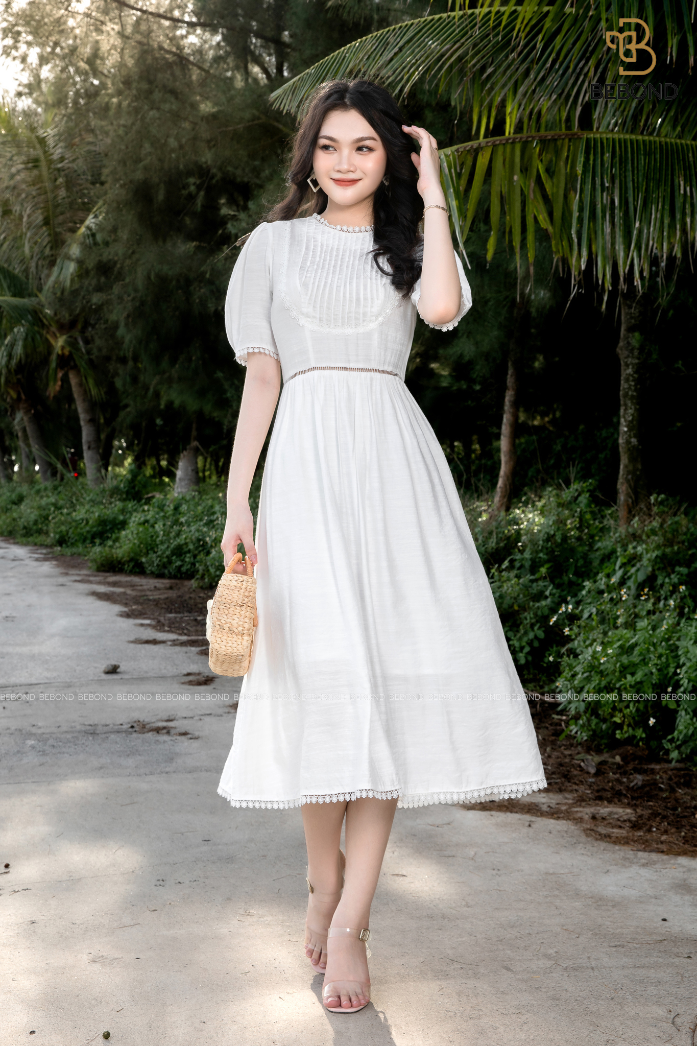 Đầm đũi trắng phối ren - Alice Dress_thumbnail_0
