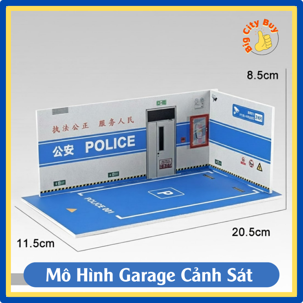 Diorama Garage Đa Tầng Trưng Bày Xe 1:32_thumbnail_2