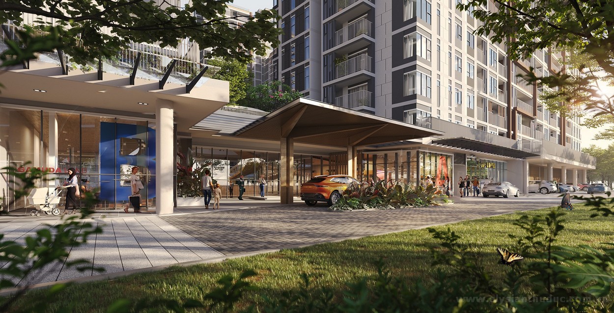 Shophouse, nhà hàng, siêu thị tiện lợi